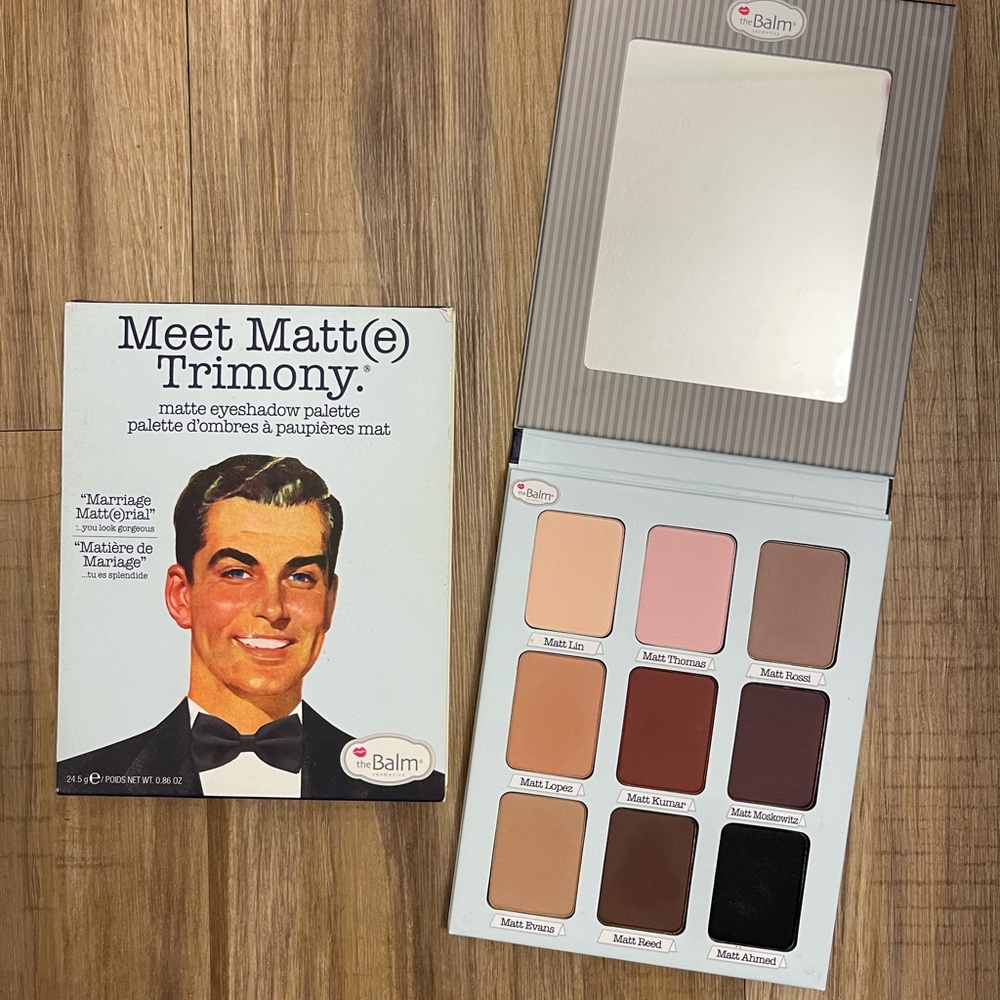 theBalm Meet Matt(e) Trimony Eyeshadow Palette - 9 Shades